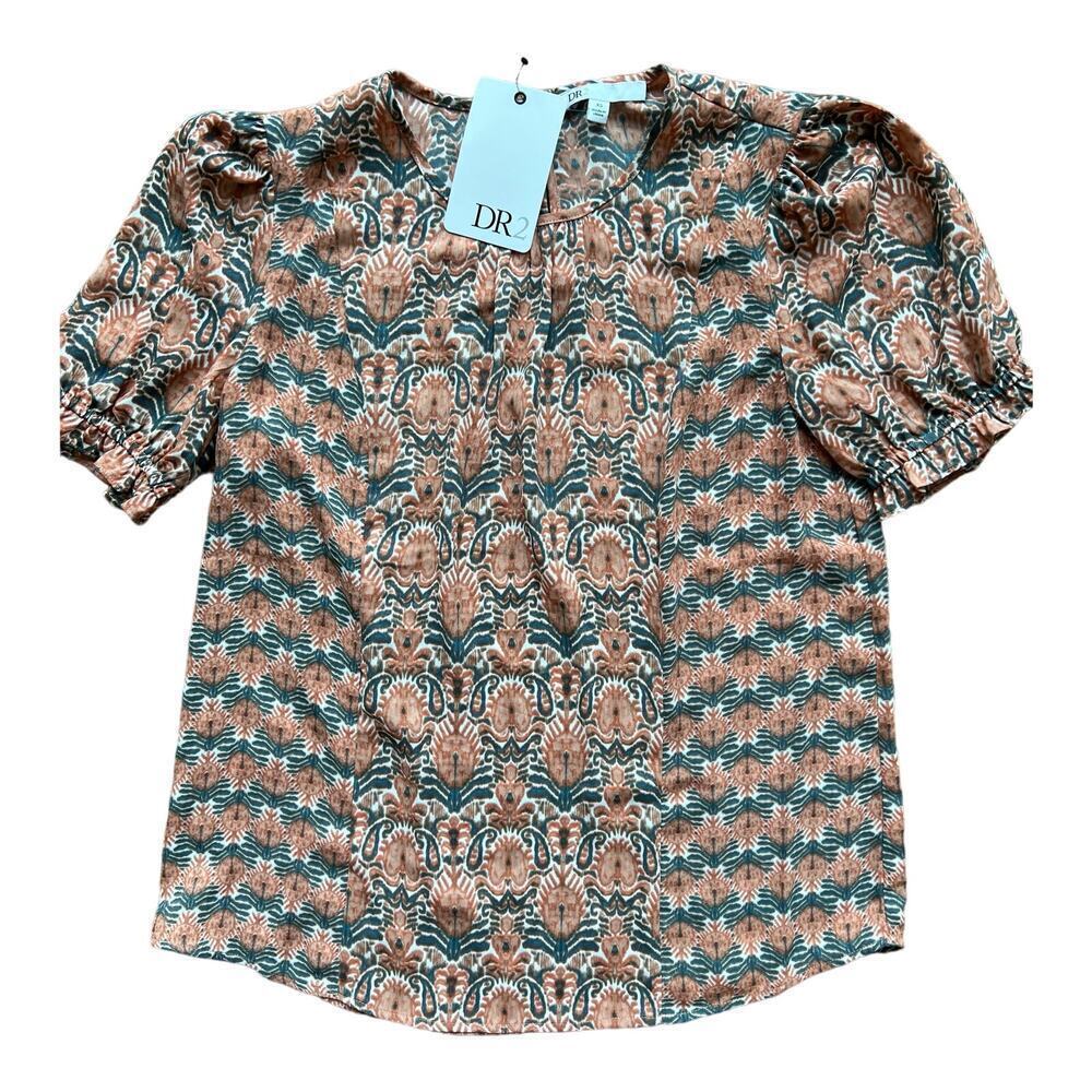 DR2 by Daniel Rainn New With Tags Women’s Blouse Size XS peplum top